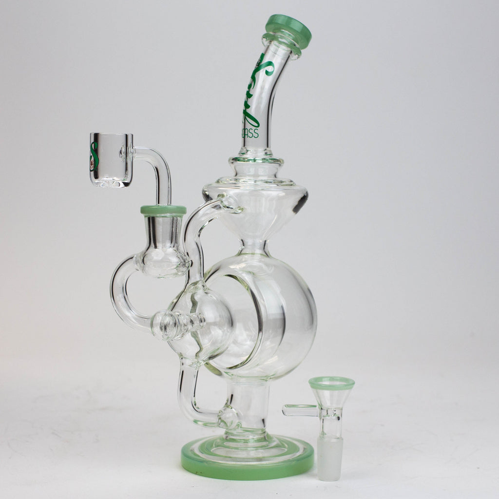 9" SOUL Glass 2-in-1 recycler bong [S2059]