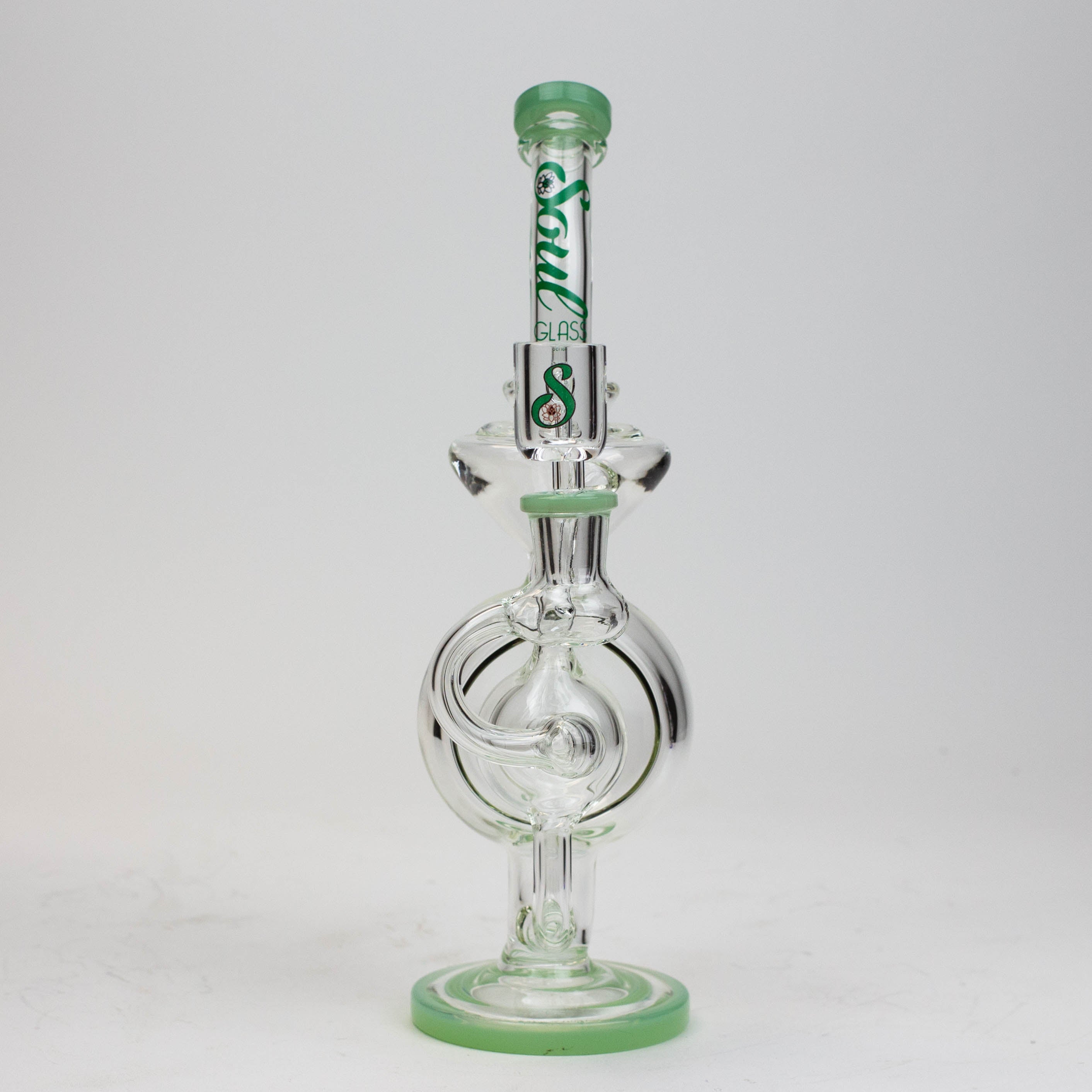 9" SOUL Glass 2-in-1 recycler bong [S2059]