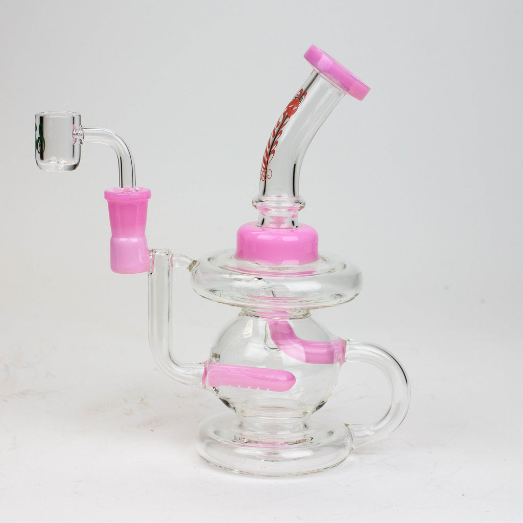 8" SOUL Glass 2-in-1 recycler bong [S2052]