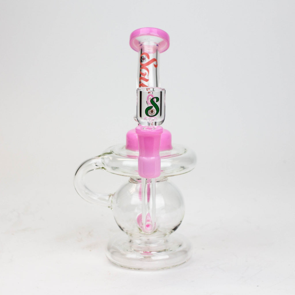 8" SOUL Glass 2-in-1 recycler bong [S2052]