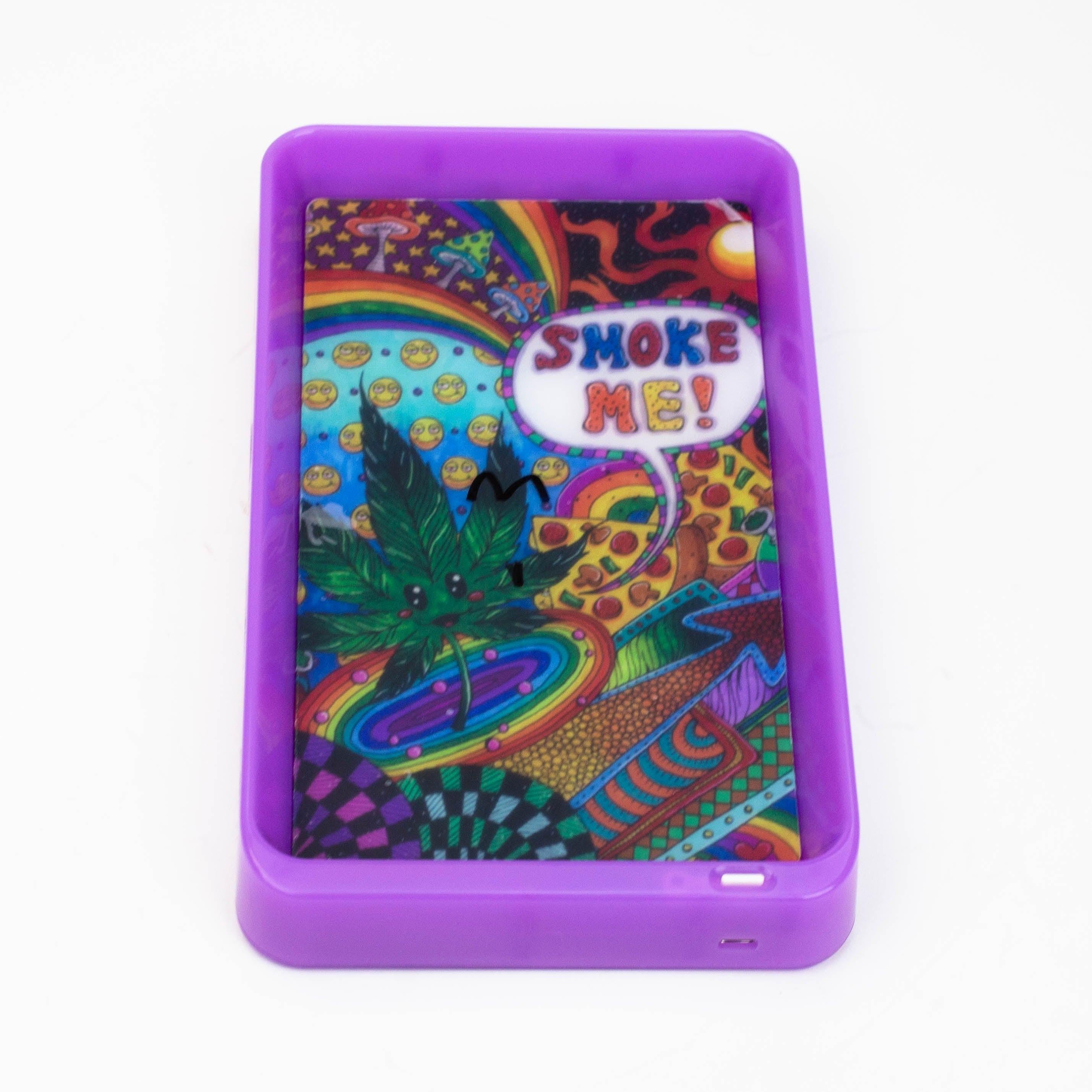 Character 7 Changeable colours LED Rolling Tray