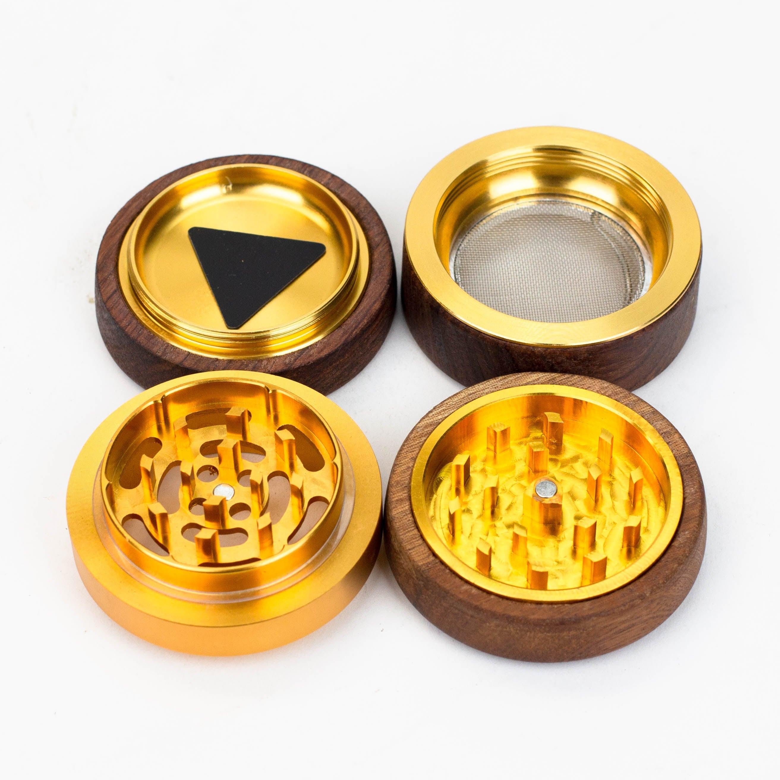 Genie 4 parts wooden cover grinder gift set