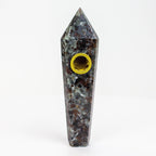 Acid Secs - Black light Natural Fire Stone Smoking Pipe with choke hole