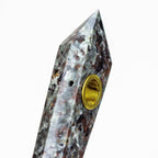 Acid Secs - Black light Natural Fire Stone Smoking Pipe with choke hole