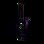 Pulsar® | 13" Rubik’s Cube Double Perc Glass Bong [WP849]