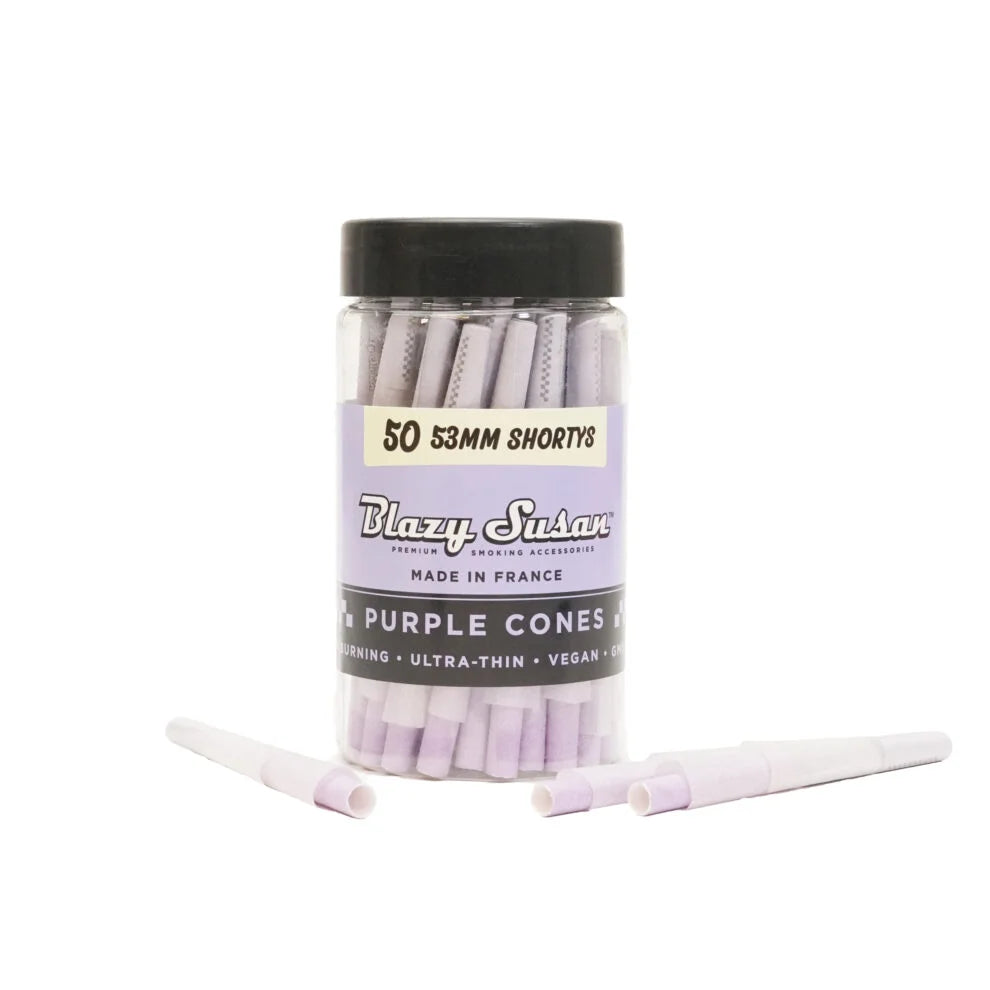 Blazy Susan | Purple shorty Cones Pack of 50 Secondary image
