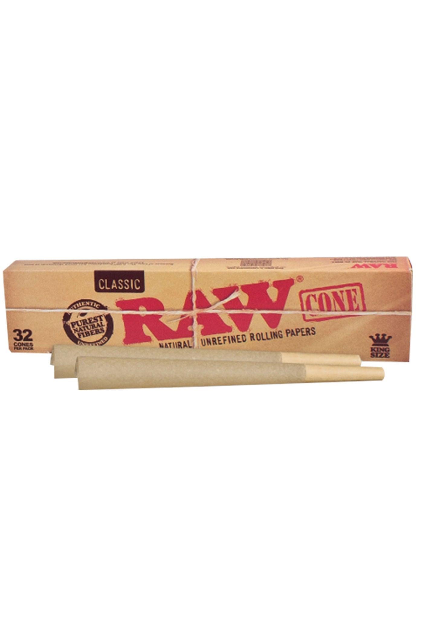 RAW PRE-ROLLED CONE KS – 32/PACK