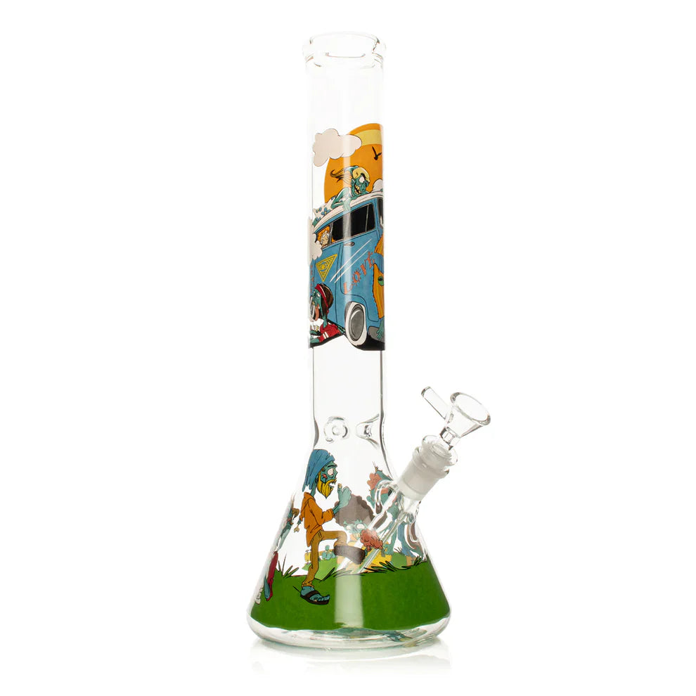 Red Eye Glass® | 15" Bong of the Living Dead Beaker (REG212) Main image