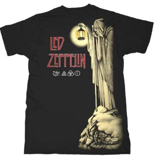 Led Zepplin | "The Hermit" Men's  T-Shirt Black - Officially Licensed Main image