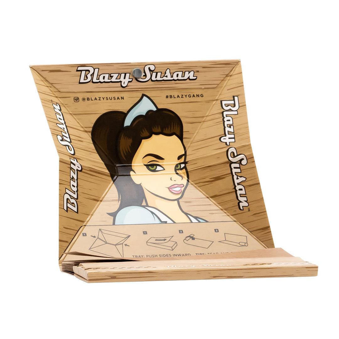 Blazy Susan | Unbleached King Size Deluxe Rolling Kit box of 20 Secondary image