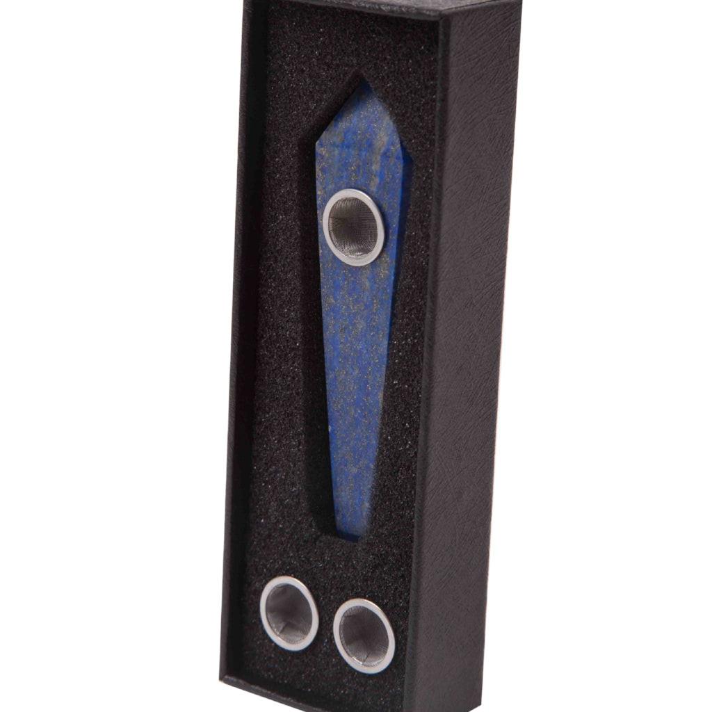 QUARTZ PIPE | LAPIS LAZULI Secondary image