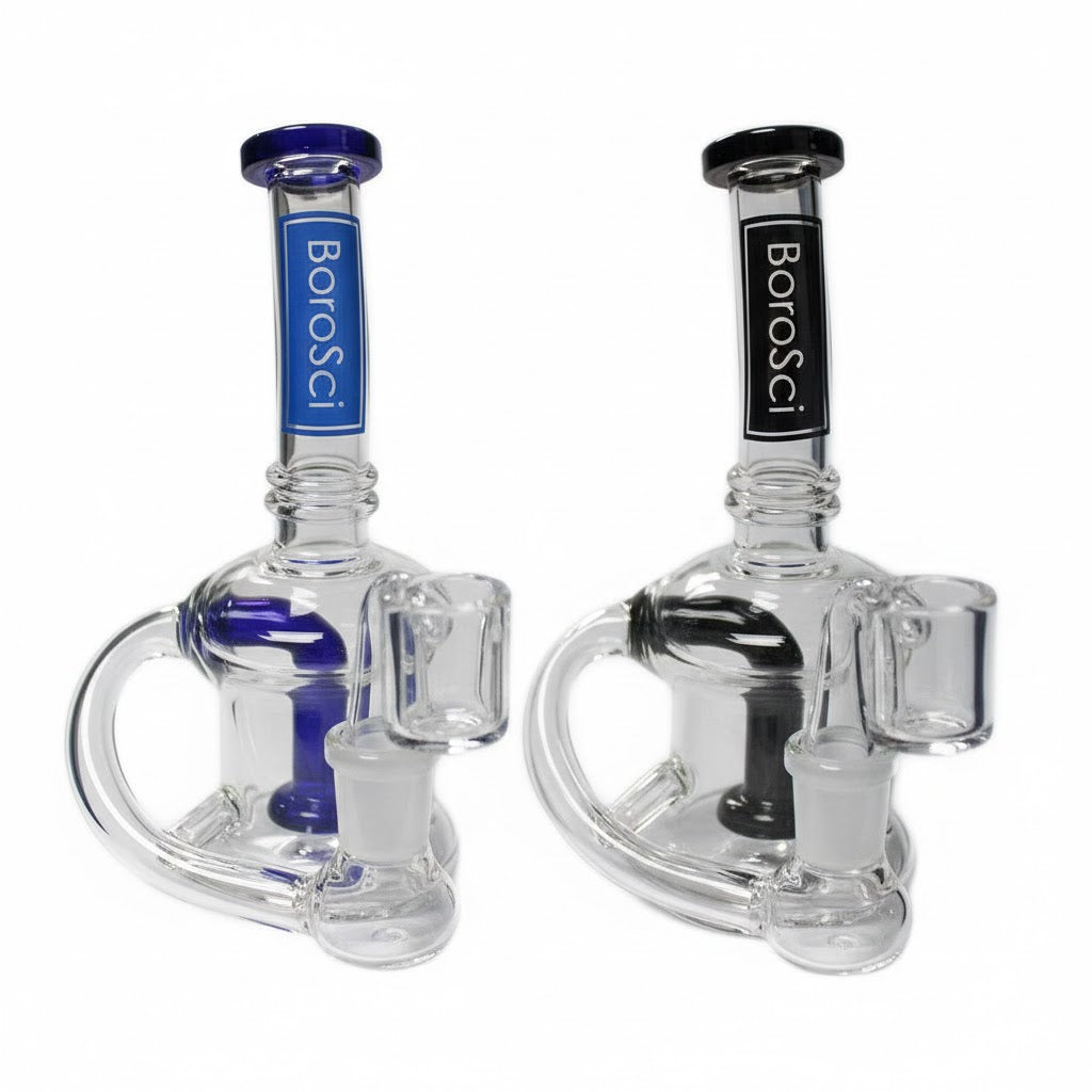 BoroSci | 6" Circ Recycler Glass Rig Main image