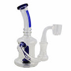 BoroSci | 6" Circ Recycler Glass Rig
