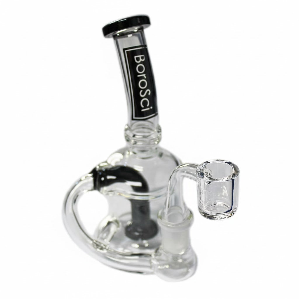 BoroSci | 6" Circ Recycler Glass Rig Secondary image