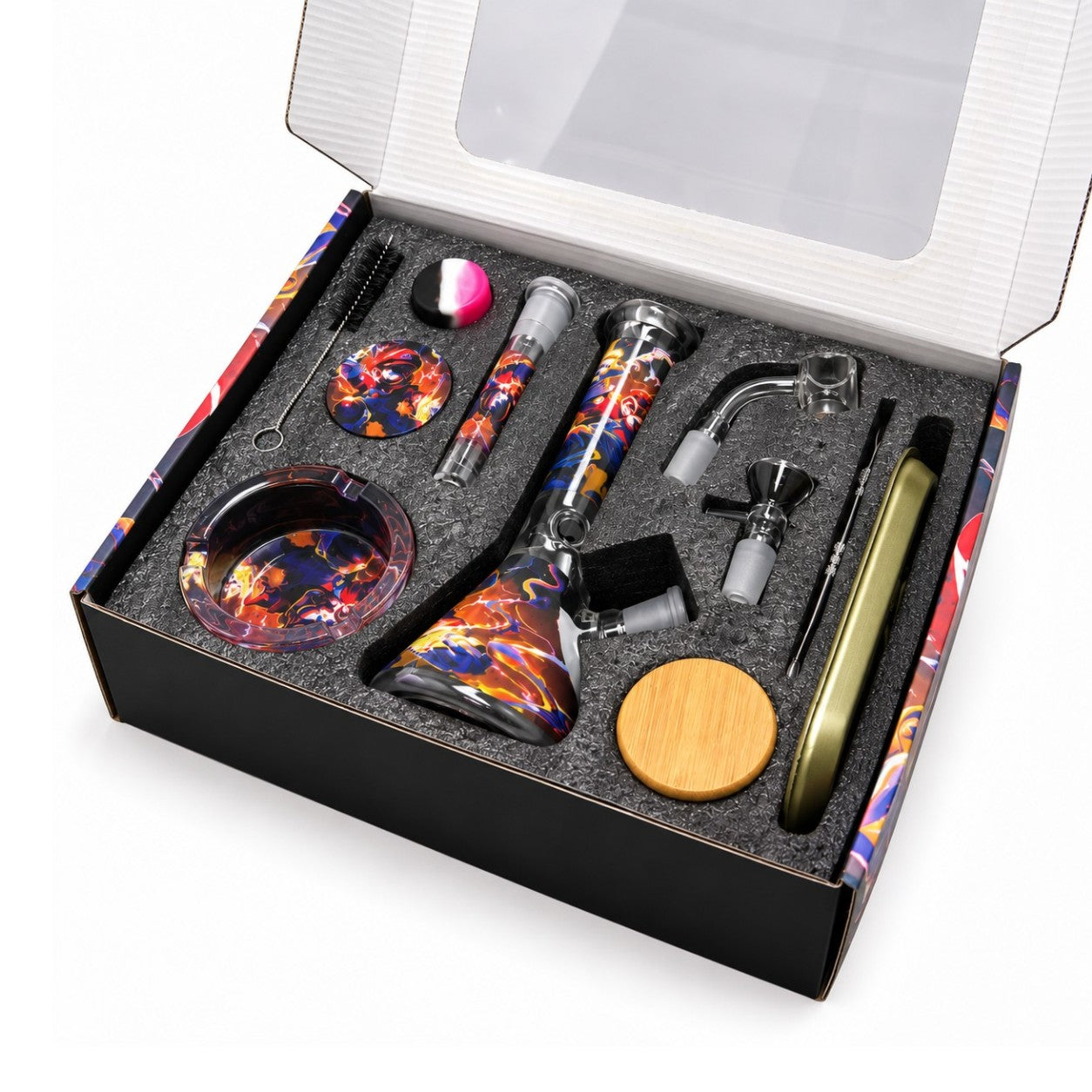 Firestorm Plumber 11-Piece Beaker Bong Gift Set Secondary image