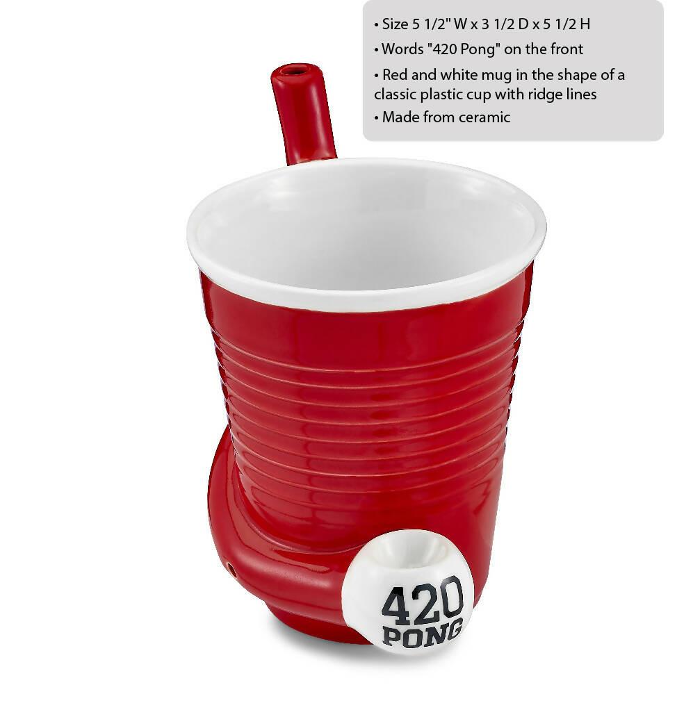 Beer pong pipe Mug Secondary image