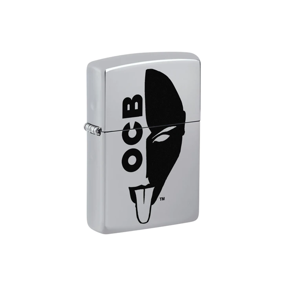 Zippo 250-109226 OCB Reg High Polish Chrome Half Face Main image