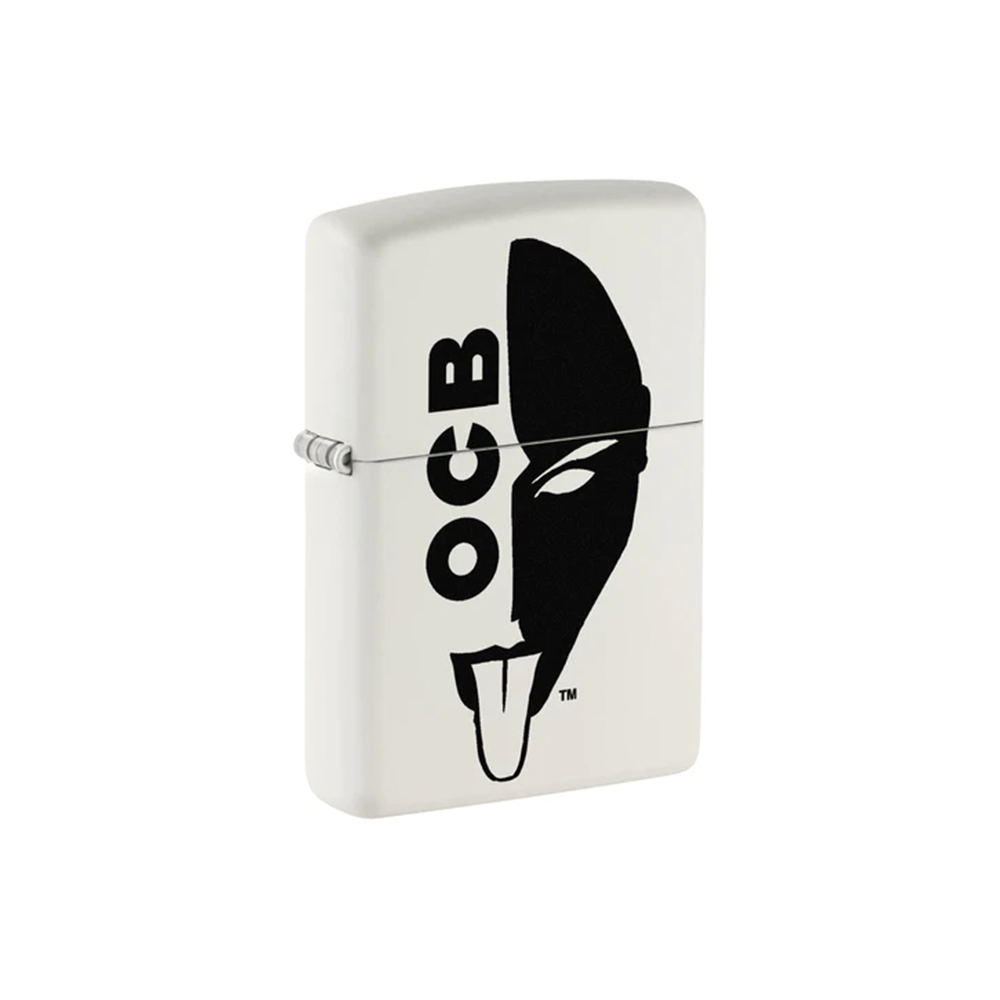 Zippo 214-109225 OCB Reg White Matte Half Face Main image