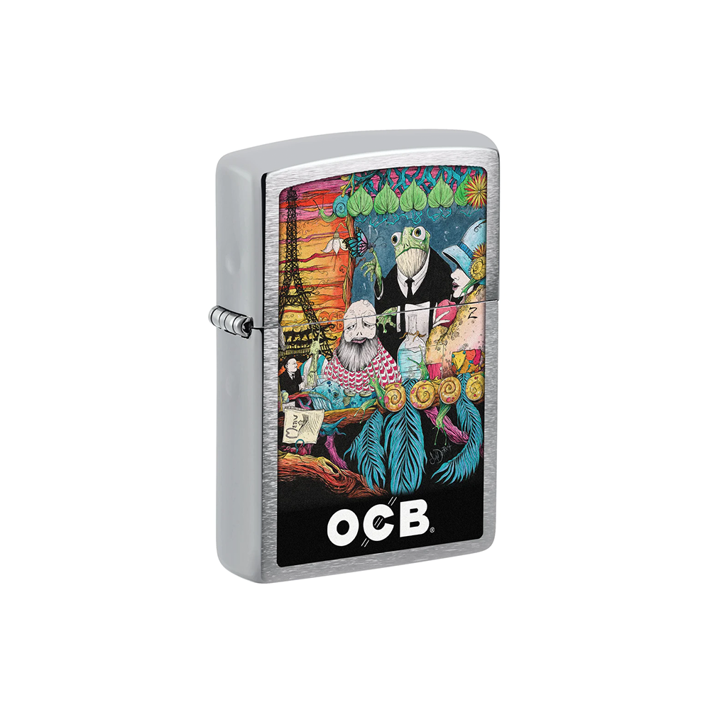 Zippo 200-110386 OCB Reg Chrome Rolling Tray Cafe Culture Main image