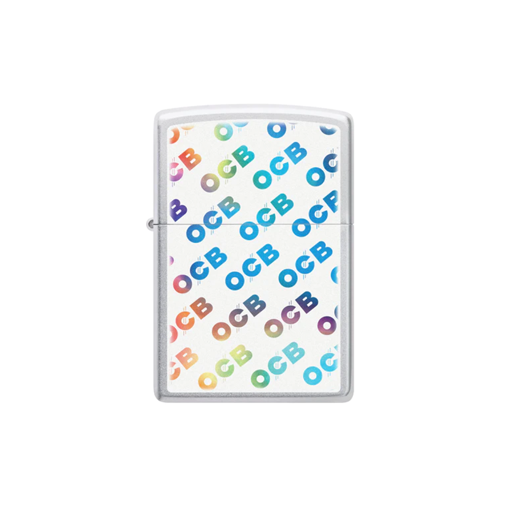 Zippo 205-110381 OCB Reg Satin Chrome Rolling Tray Rainbow Main image