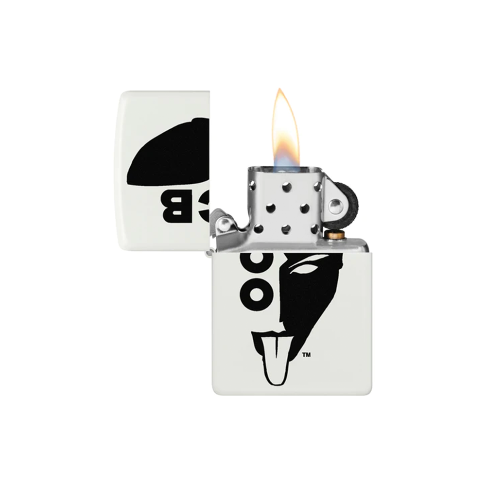 Zippo 214-109225 OCB Reg White Matte Half Face Secondary image